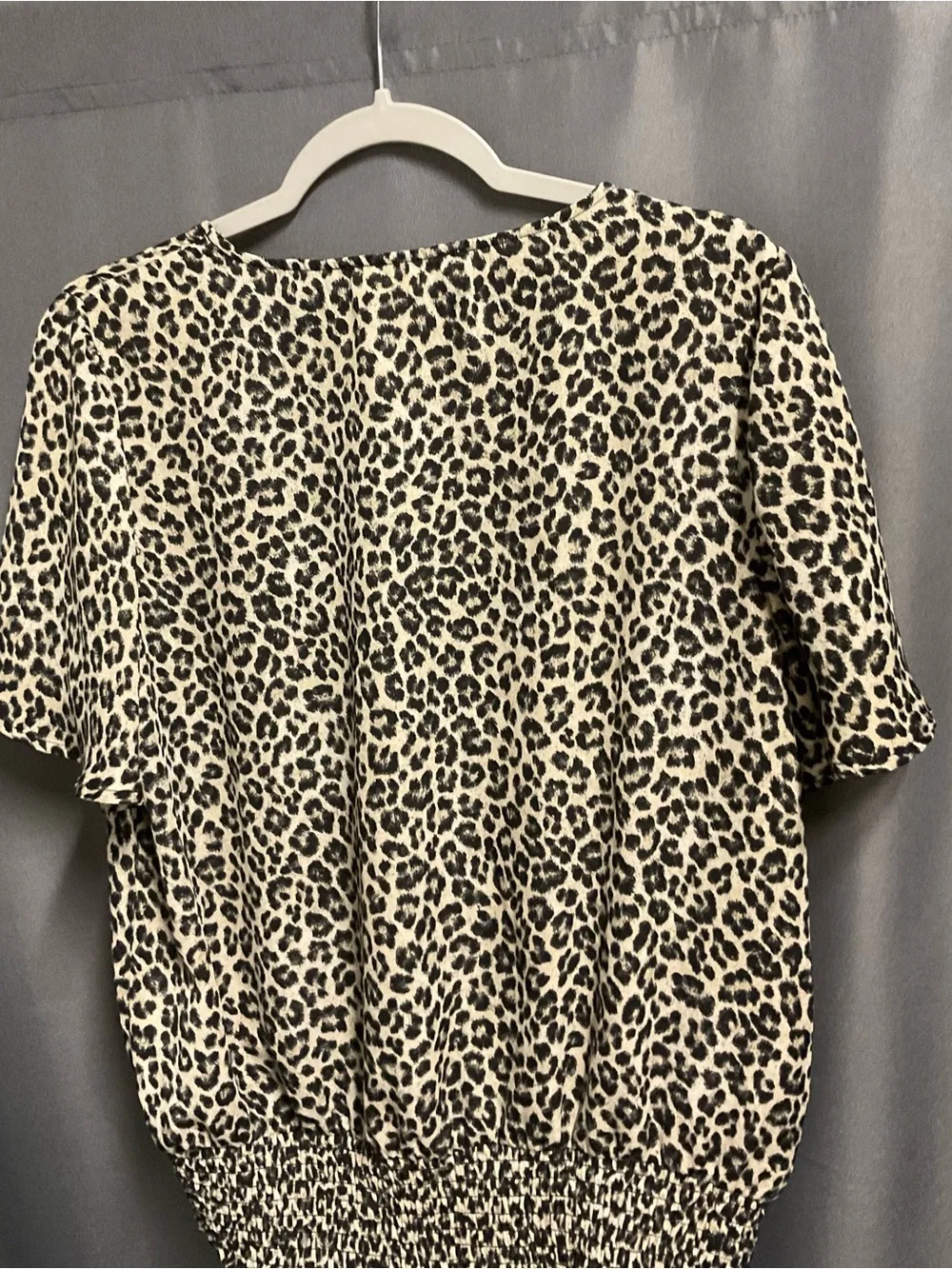 Michael Kors Leopard Print Shirt - Beige and Black
